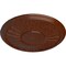 Ekena Millwork Leandros Ceiling Medallion (Canopies up to 6 3/8"), 19 7/8"OD x 1 1/4"P, Burnished Mahogany Crackle CM22LNBMC - alternate 4